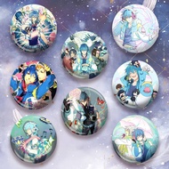 D-DRAMAtical Murder Clear Aoba  Icon Badge Handmade Tinplate Brooch for Chest Ornament Gifts Easter 