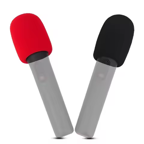 2PCS Microphone Cover Foam for JBL Partybox Wireless Microphone Sponge Windscreen Foam Cover for JBL