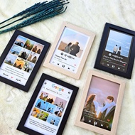 Custom song Frame + photo Frame / cute Birthday gift ideas Graduation Birthday wedding etc
