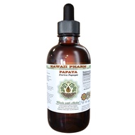 Hawaii Pharm Papaya Alcohol-FREE Liquid Extract, Organic Papaya (Carica papaya) Dried Leaf Glycerite