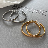 Metal Circle Earrings Temperament Exaggerated Earrings