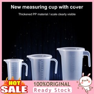 [SINI]  500ml/1000ml/2000ml Heat-resistant Measuring Cup Strong Toughness Plastic Clear Scale Portable Measuring Jug for Daily Use