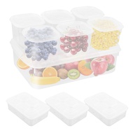 Plastic Food Storage Container Reusable Meal Prep Container with Lid for Salad Vegetable SHOPCYC2182