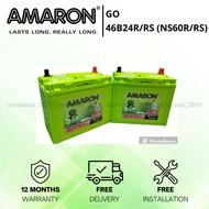 AMARON GO 46B24R/RS | NS60R/RS | Proton Saga Wira Iriz | Car Battery | Bateri Kereta