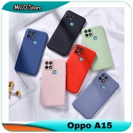 Casing Oppo A15 A 15 Smooth Case Rainbow Silikon Soft Case Cover