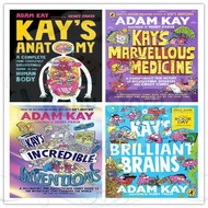 Adam Kay 4 Books sets Kay’s Incredible Inventions Kays Brilliant Brains Kays Anatomy Kays Marvellous