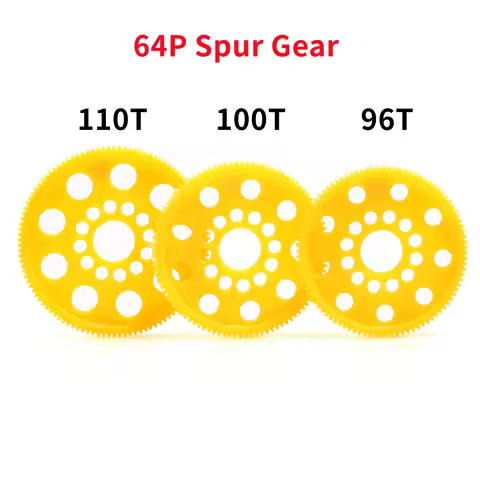 Strengthening Nylon 64P Spur Gear 64Pitch 96T 100T 110T for 1/10 Touring On-Road Car TAMIYA SAKURA Y