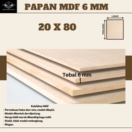Papan Kayu MDF Tebal 5mm Ukuran 20x20 - 30x100