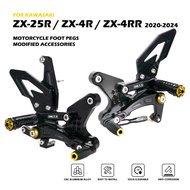 ZX-25R ZX-4R SE ZX-4RR Motorcycle Adjustable Rear Set Rearsets Footrest For Kawasaki ZX4R ZX4RR ZX25