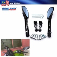 REALZIONMOTOR Side Rearview Mirror For Benelli Tnt125 Tnt135 150s Tnt25 Tnt249S Tnt300 Tnt600 Tnt 12