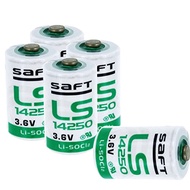 KANGLEUS (5/10Pack) LS14250 LS 14250 C 1/2 AA 3.6v Lithium Battery 1200mAh Replace for SAFT LS14250 