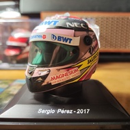 F1 Helmet Model 1: 5 Spark Perez 2017 Helmet Indian Power VJM10 Perez Force India Sergio Perez F1 20
