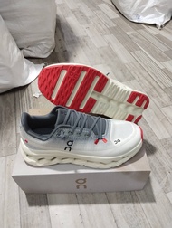 รองเท้าQC Cloud - สีขาว-ฟ้า✅รองเท้าวิ่ง รองเท้าออกำลังหาย รองเท้าผ้าใบชายและหญิง รุ่นใหม่มาแรง