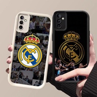 GK-74 Real Madrid Black and White Silicone Casing for Samsung A34 A24 FE S25 A25 A35 A17 S24 A26 Ult