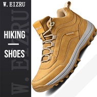 W.EIZRU Large Size 2023 Summer New Men's Outdoor Shoes Men's Hiking Shoes Casual Sports Shoes Hiking Shoes High Top Hiking Boots 39-48 Size