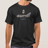 A7E Corsair Ii Serang Va22 Fighter Aircraft Against Redcock Scuadron Serang T