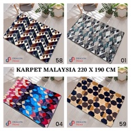 MALAYSIAN CARPET 220 X 190 CM || MALAYSIAN IMPRT CARPET 1.8 CM THICKNESS