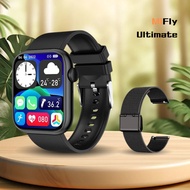 Mifly Ultimate Smart Watch 1.99inch HiwatchPro App for man woman compatible with iOS and Android Blu