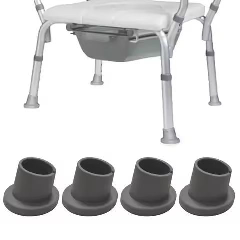 1-1/8" I.D Slope Rubber Feet Pad Replacement Feet for Bath Seat Shower Chair for Transfer Shower Ben