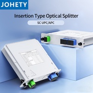 FTTH 1*2 / 4 / 8 /16 SC UPC / APC Optical Fiber Splitter Cassette Box Plug-in Type Beam Splitter
