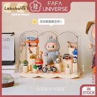 Labubu Blind Box Transparent Ladder Storage Box Display Box