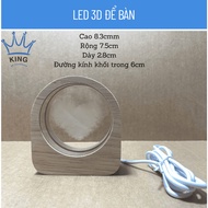 [3D LED] 3D LED Heart Cloud Shape Desktop - USB 5V