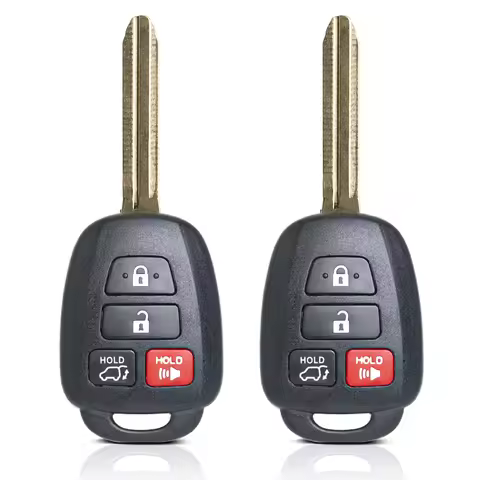 2 pcs For 2013-2018 Toyota RAV4 2014-2019 Toyota Highlander 2018-2019 Toyota Sequoia Remote Key Fob 