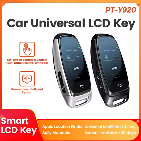 CF920 IPS NEW Car Universal LCD Key Remote Display Smart High-end Fashion Auto Lock Keyless Go For P