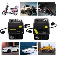 [ZISG HOT] Car Circuit Breaker Fuse Reset 30-300 Amp 12V-48V DC Car Boat Auto Waterproof