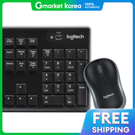 Logitech | ชุดคีย์บอร์ดและเมาส์ไร้สาย มัลติมีเดียคีย์ / รุ่น MK270R