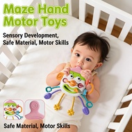Mainan Baby 4 Bulan Baby 6 Month Teether Sensory Toys Pull String Toy Clown Mainan Baby 6 Bulan