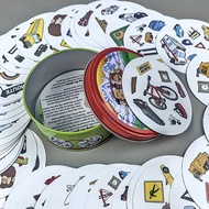 Rainbow Swap Adult Card Game (Red & Green Round Tin) - 2+ Player Matching & Exchange Tabletop Entert