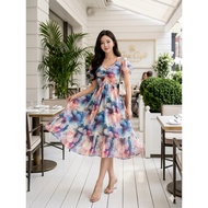 NABILA RAYON 3D DRESS LD 110 PB 110 COOL MATERIAL AND COMFORTABLE TO WEAR FLORAL DRESS