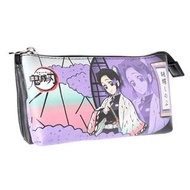 鬼滅之刃 鬼滅の刃 日版 皮革 3口袋 筆袋 拉鍊 收納袋 儲物袋 文具袋 (人物系列) 鬼殺隊 蟲柱 蟲之呼吸 (蝴蝶忍)