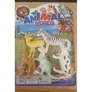 ANIMAL WORLD TOY FOR KIDS / WILD ANIMAL TOY SET / SET MAINAN HAIWAN
