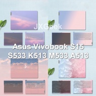 Sticker Laptop Asus Vivobook 15 K513E M513UA S533EQ S533 A513E S530U S5600 15.6 Inch Laptop Skin wit