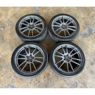 Original Rays Gram Lights 57Xtreme JDM Sport Rim 18 inch 5H 114.3 7.5JJ ET50 Ori Used Japan 🇯🇵