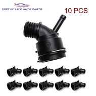 New Radiator Coolant Hose Connector For Skoda Octavia Superb Kodiaq Yeti Seat Leon Ibiza Ateca Tarra