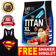 Life Pro Titan Weight Gainer | High Protein Mass Gainer | L-Glutamine | Muscle Mass & Weight Gain