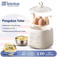 Simmo Electric Egg Boiler 200W 4 Egg Capacity Automatic Multifunctional Egg Steamer Cooker