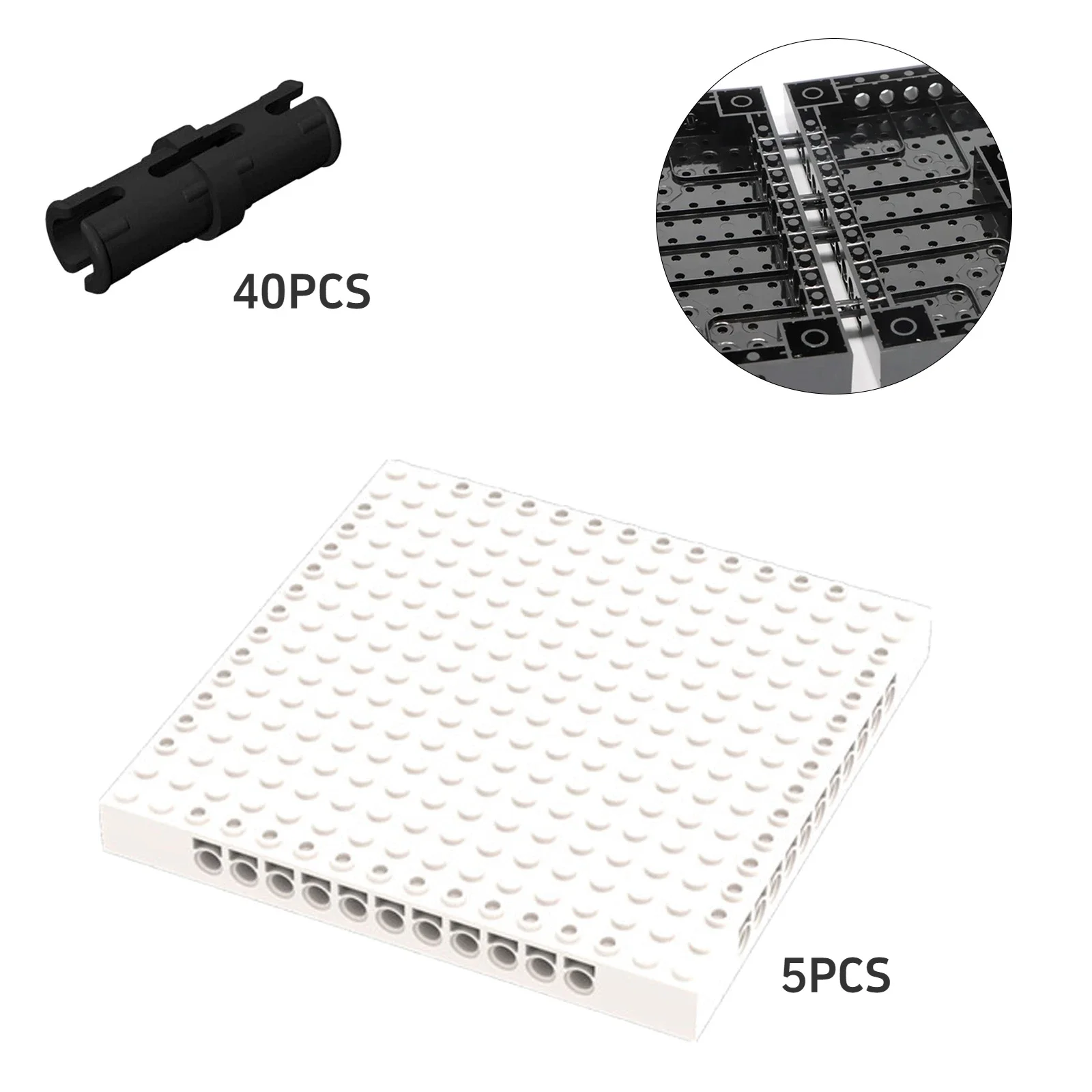 Pixel Art with Free Pins Building Block Bottom Plate 65803 Brick 16X16 Baseplate Part Compatible 981