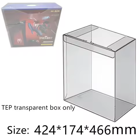 Transparent Box Protector For PS5 Original Fat Model/P5 Collect Boxes TEP Storage Game Shell Clear D