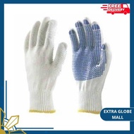 NYLON DOT THREAD GLOVES FULL FINGER PROTECTION NON-SLIP BEST PRODUCT!!
