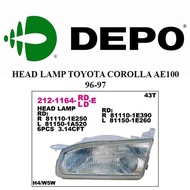 HEAD LAMP - TOYOTA COROLLA AE110 1995 DEPO