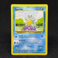 Vintage Pokemon TCG Squirtle 63/102 1999 Base Set Unlimited Trading Card Pokemon Card