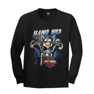 เสื้อยืดแขนยาวฮาเลย์ Harley-Davidson Reproduction (ML) ป้าย USA ผ้าCotton100 ใสสบาย