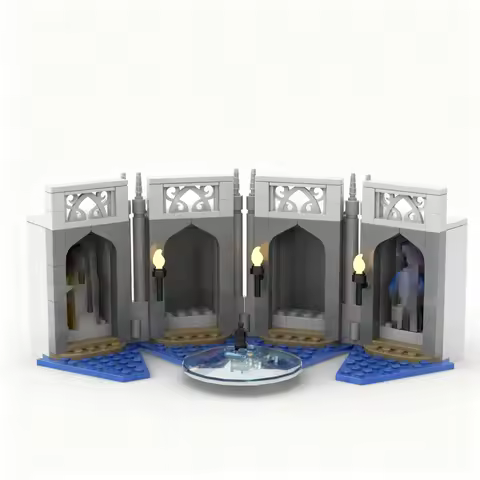 222pcs MOC Harry Hogwarts Legacy The Map Chamber Model Toys Building Blocks Construction Christmas G