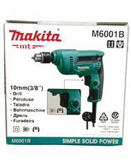 สว่านไฟฟ้า Makita 10mm.3หุน ปรับรอบซ้าย-ขวา ขนาด 3/8 นิ้ว รุ่น M6001B กำลังไฟฟ้า 450 วัตต์