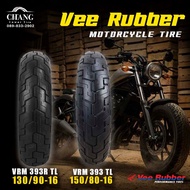 130/90-16 ปี21 + 150/80-16 ปี22 (1คู่) รุ่น VRM 393 ยี่ห้อ VEE RUBBER ยางสำหรับรถ Honda rebel 500cc 