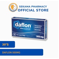 DAFLON 500MG TABLET 30'S (FOR HEMORRHOIDS) [EXP: 1/2027]